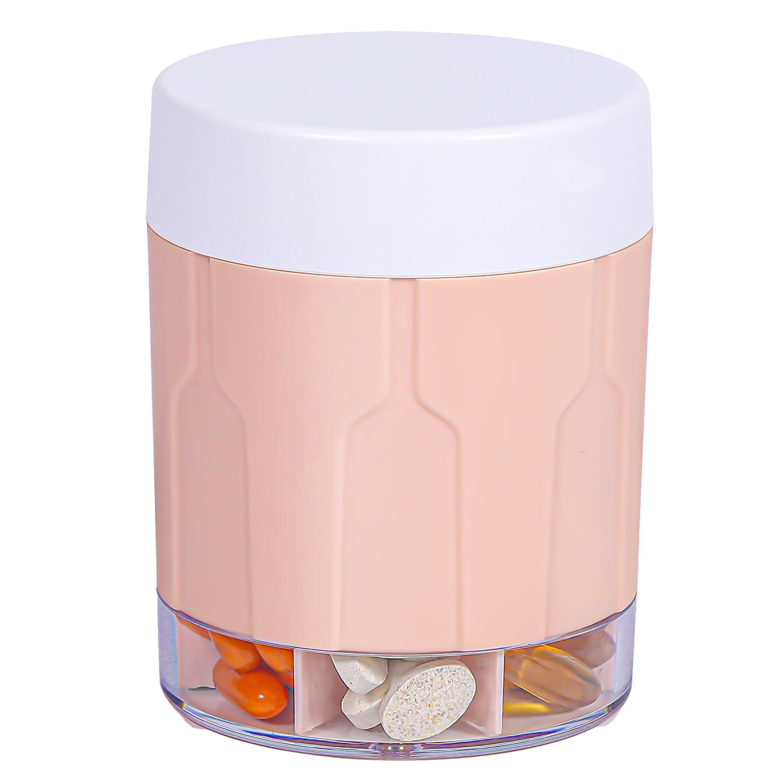 Extra Large Supplement Organizer,Betife Daily Weekly Pill Organizer Bottle, Pill Dispenser with 7 Large Compartments, Organizer 