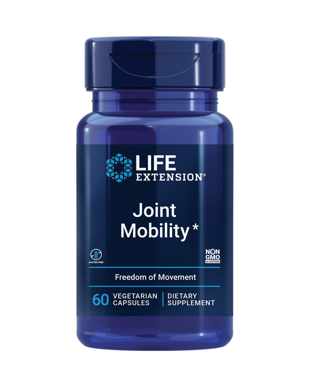 Life Extension Joint Mobility, relieves Minor Knee discomfort & Improves Range of Motion, Turmeric & Tamarind, Gluten-Free, Non-