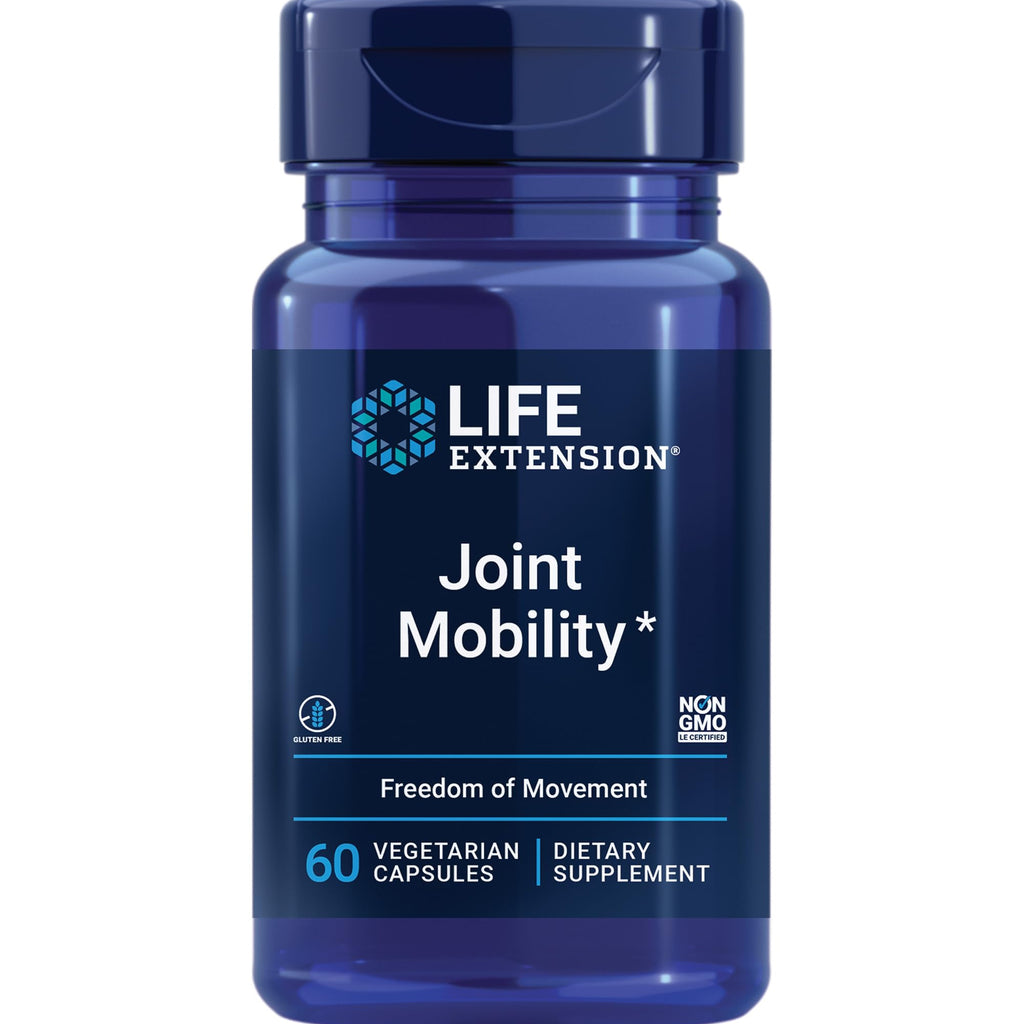 Life Extension Joint Mobility, relieves Minor Knee discomfort & Improves Range of Motion, Turmeric & Tamarind, Gluten-Free, Non-