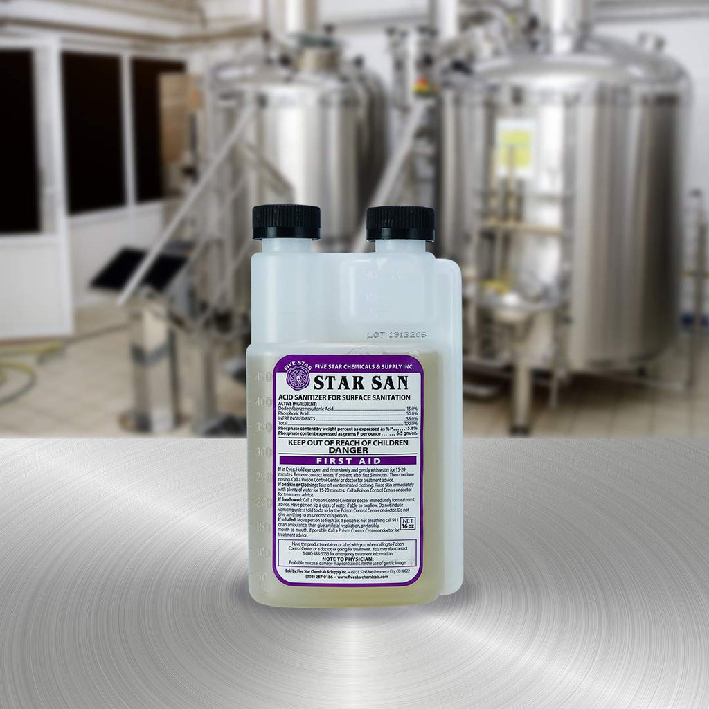 Five Star - Star San - 16 Ounce - Brew Sanitizer High Foaming Acid Anionic
