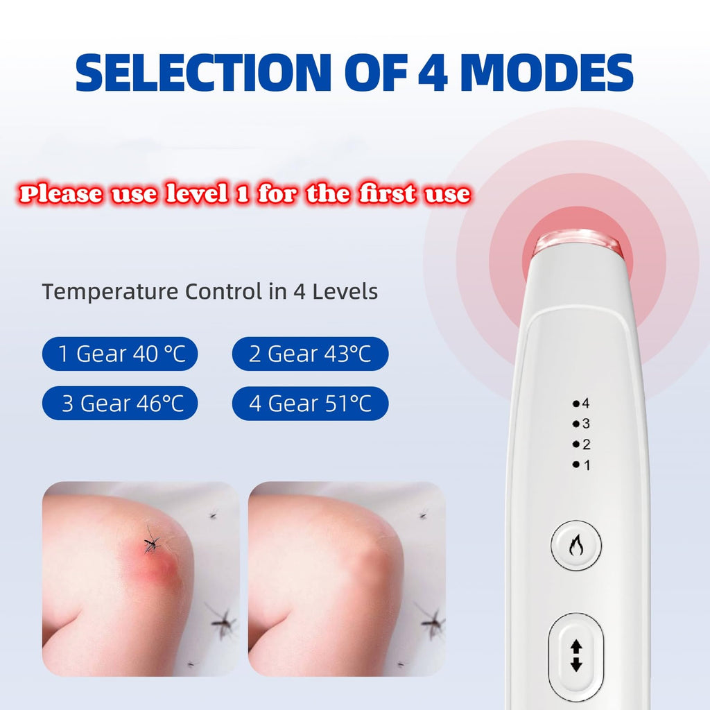 Berrcom Insect Sting and Bite Relief, Chemical-Free Treatment of Insect Bites for Symptom Relief from Itching and Swelling, Rech