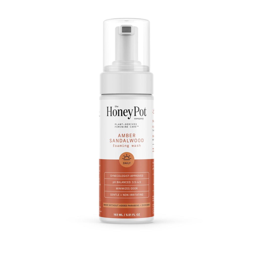 The Honey Pot Company - Feminine Wash - Herbal Infused - Sensitive Skin Types - PH Balanced Plant Based Hygiene Products - Amber