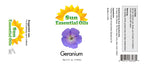 Sun Essential Oils 4oz - Geranium Essential Oil - 4 Fluid Ounces - Aromatherapy Oils - Geranium Oil