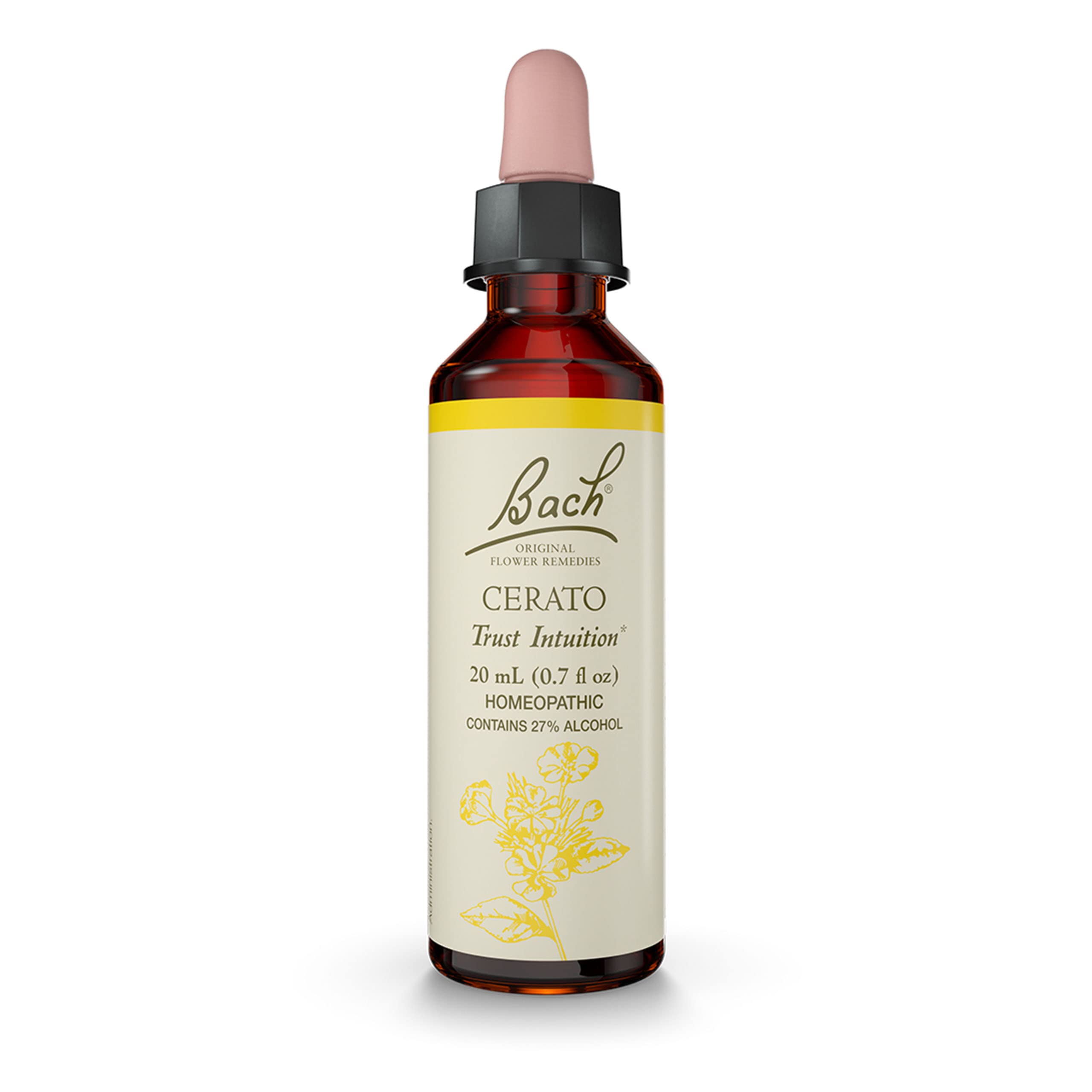 Bach Original Flower Remedies, Cerato for Trusting Intuition, Natural Homeopathic Flower Essence, Holistic Wellness and Stress R