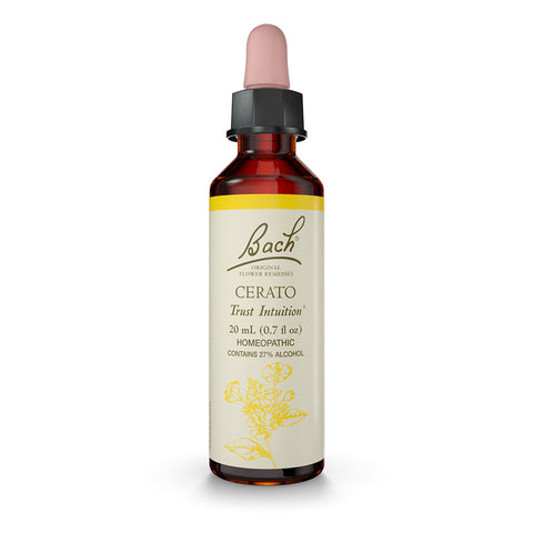Bach Original Flower Remedies, Cerato for Trusting Intuition, Natural Homeopathic Flower Essence, Holistic Wellness and Stress R