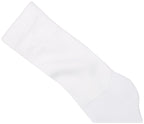 MediPeds mens 8 Pack Diabetic Extra Wide Crew Socks, White, Shoe Size 10-12 US