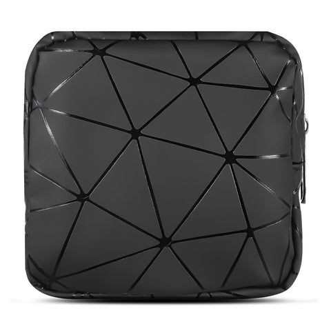 Ymapinc Period Sanitary Bag, Napkin Storage Bag Tampon Pouch Portable Feminine Care First Period Kit for Teen Ladies Women (Blac