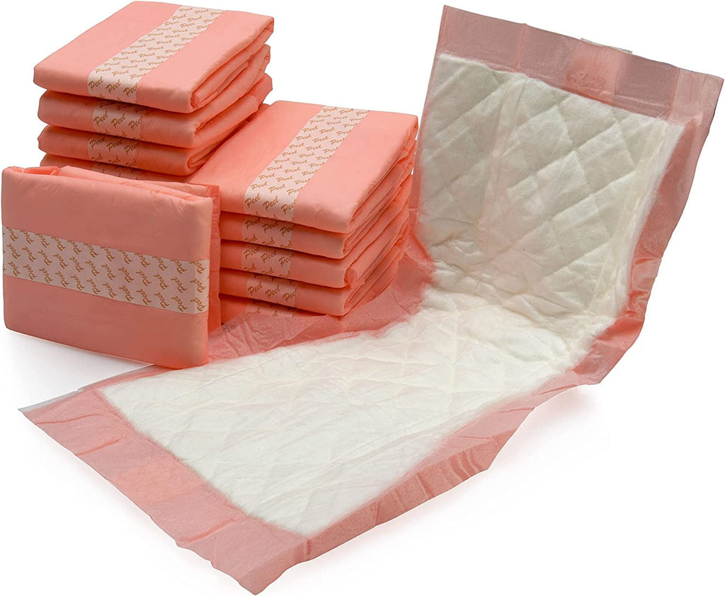 Vakly Extra Large Super-Absorbent Contoured Hospital Style Pad Liners [Pack of 20] 7 Wide X 14 Long - Maternity Pads for Heavier