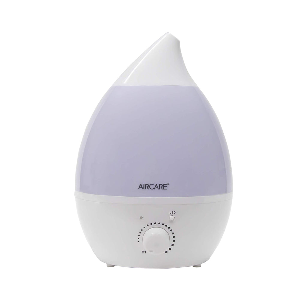 AIRCARE Aurora Ultrasonic Cool Mist Humidifier, Whisper-Quiet between 8-24 hours, Seven Color LED Night Light, Essential Oil Tra