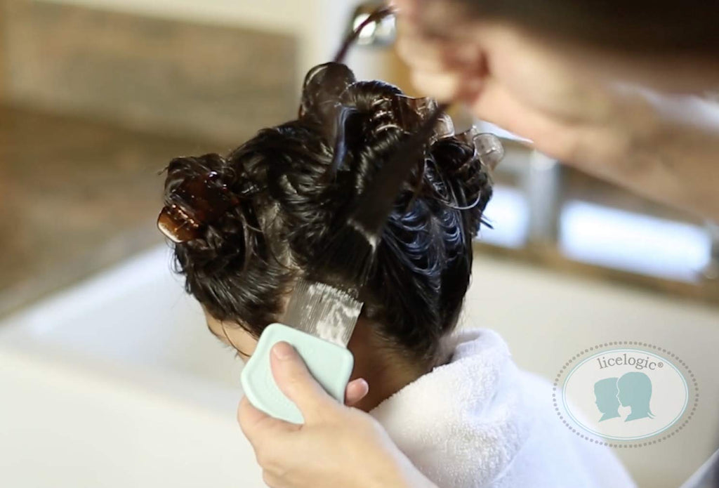 LiceLogic Lice and Nit Eliminator Comb - Effective Against Super Lice, Professional Grade, Stainless Steel Teeth, No-Slip Grip H