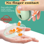 Portable Pill Box, GloDeals Weekly Pill Organizer 7-Day Travel Medicine Organizer NO-BPA Moisture Proof Portable Medicine Contai