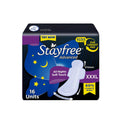 Stayfree Advanced Xxxl Thin Sanitary Pads For Women | 16 Soft Cotton Pads For All Night Ultra Comfort | Absorbs 2X More With Wid