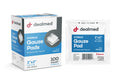 Dealmed 2 x 2 Sterile Gauze Pads (100 Count) Disposable and Individually Wrapped Medical Gauze Pads, Wound Care Product for Firs