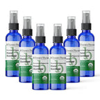 Brittanies Thyme Organic Travel Hand Sanitizer Spray, Rosemary & Peppermint 2oz 6 Count | Vitamin E Aloe Moisturizing | Non Gre