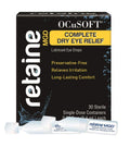 OCuSOFT Retaine MGD Complete Dry Eye Relief Lubricant Eye Drops Single-Dose Containers, 30 Count (Pack of 2)
