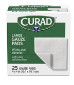 Curad Pro-Gauze Sterile Pads, 4 x, 4, 25 Count (Packaging May Vary)