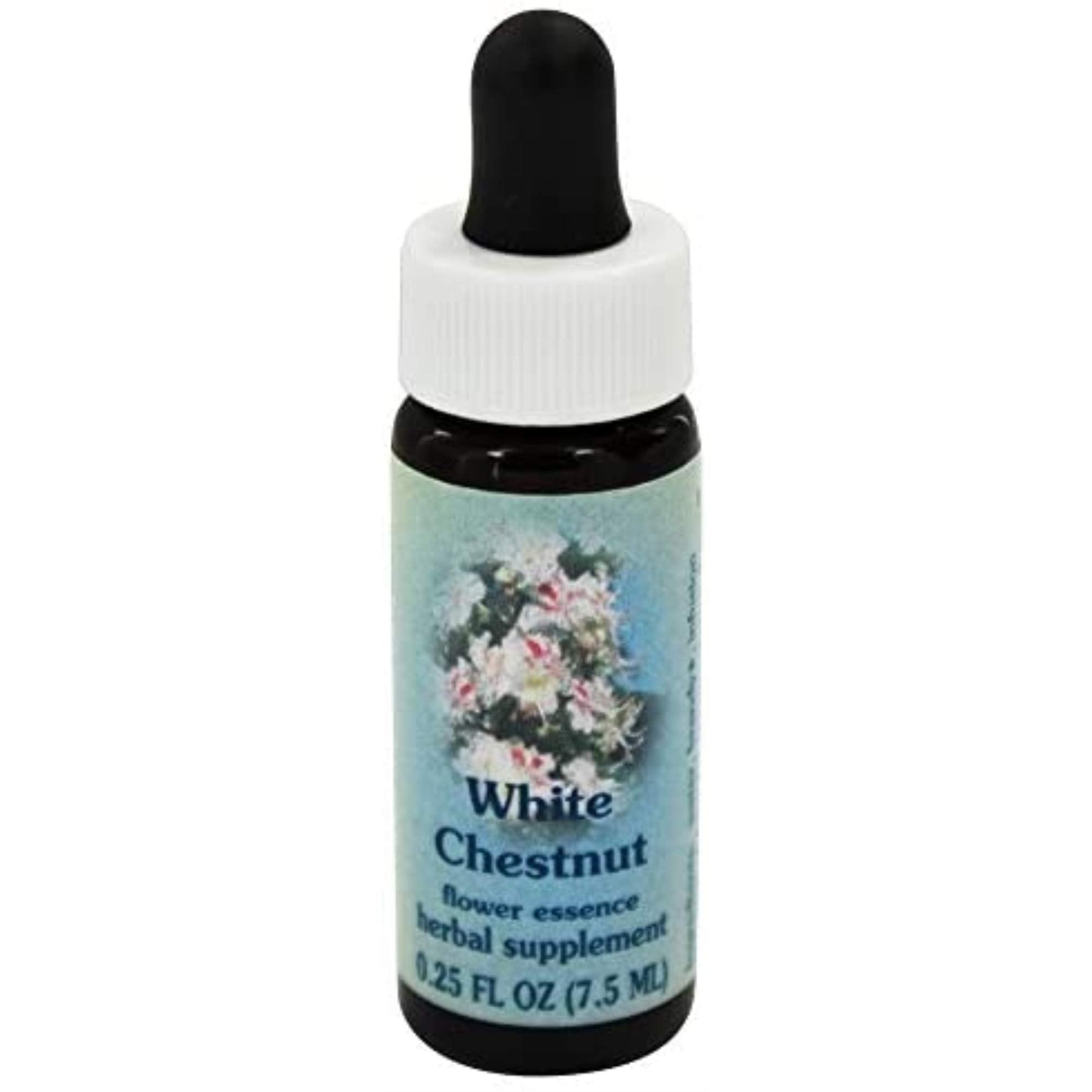 Flower Essence Services Supplement Dropper, White Chestnut, 0.25 Ounce