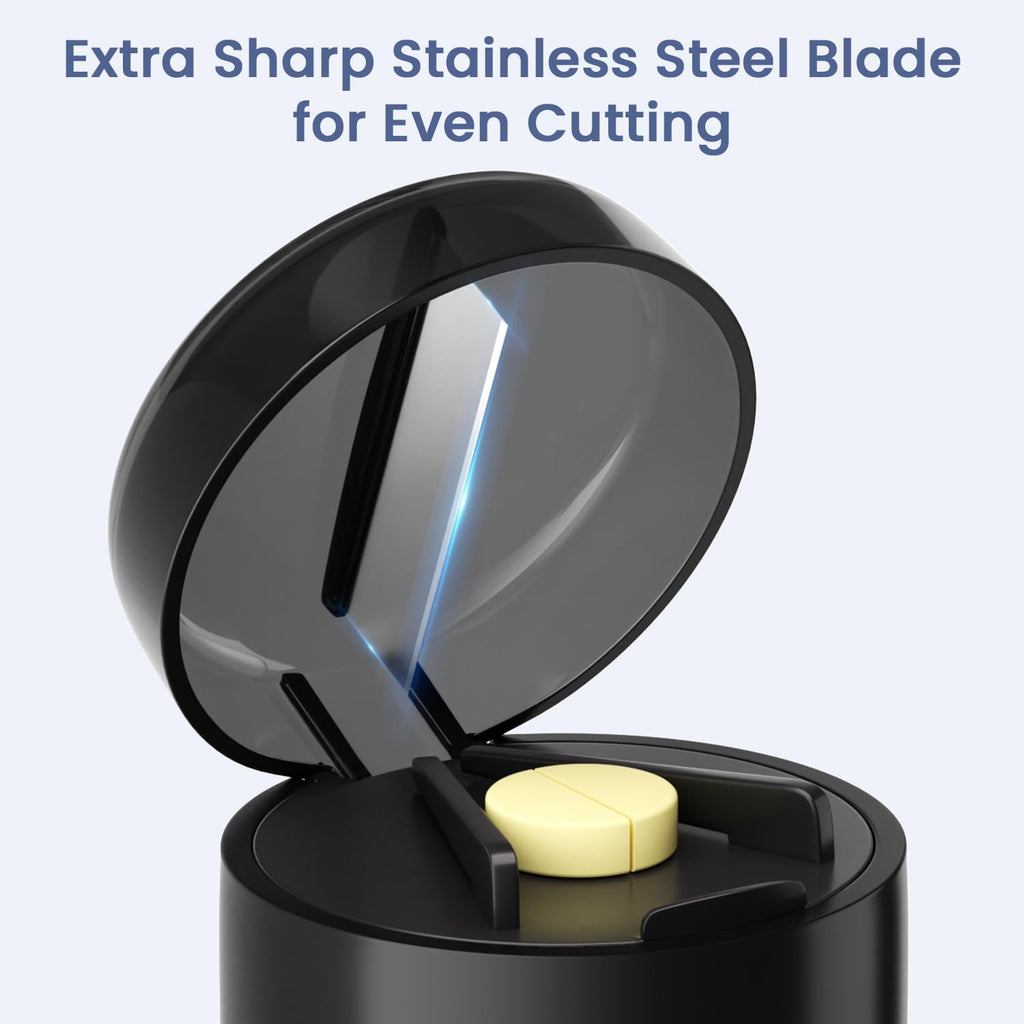 Renmingfed 3-in-1 Pill Crusher Pill Grinder Pill Cutter with Storage Box, Pill Crusher Pill Grinder Fine Powder, Pill Crushers f