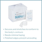McKesson Conforming Stretch Gauze Bandages, Sterile, 1 in x 1 7/10 yd, 96 Count