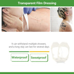 Transparent Film Dressing 2.3 x 2.75, 100 Packs, Waterproof Wound Cover Bandage, Post Surgical Shower or Tattoo Aftercare Bandag