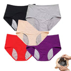 IDCWZL Leakproof Panties for Women Over 60 Leak Proof Ladies Underwear with Incontinence Comfortable(5pc-d,4X-Large)
