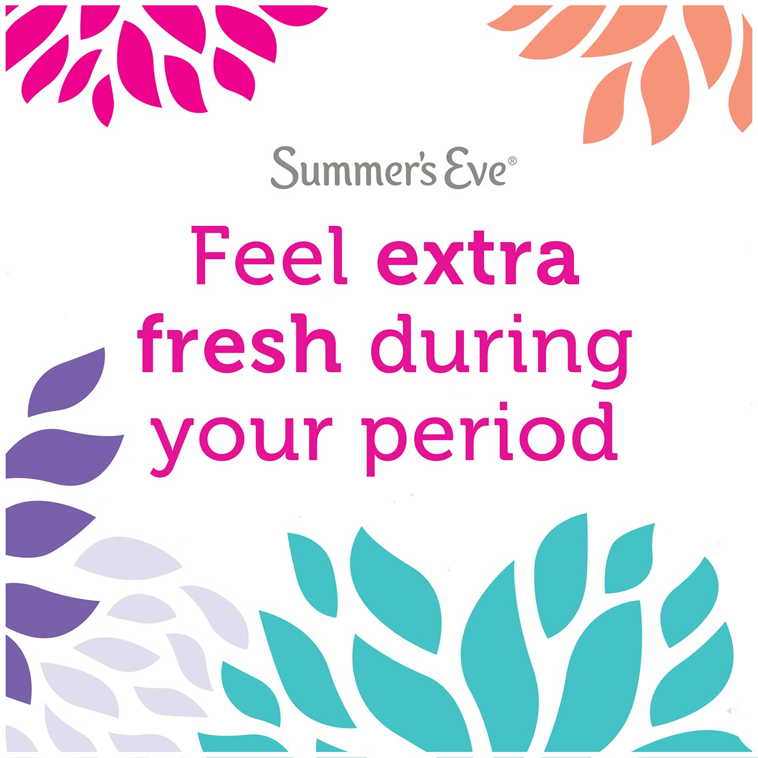 Summer's Eve FreshCycle Cleansing Cloths | Reduces Period Odor | 24 Count