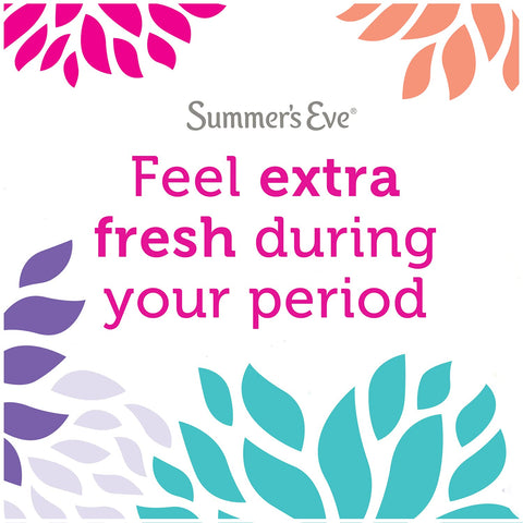 Summer's Eve FreshCycle Cleansing Cloths | Reduces Period Odor | 24 Count