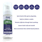 24 Hour Defense Foaming Hand Sanitizer | Kills 99.99% Of Germs | Stays Effective Throughout Hand Washings For 24 Hours Of Lastin