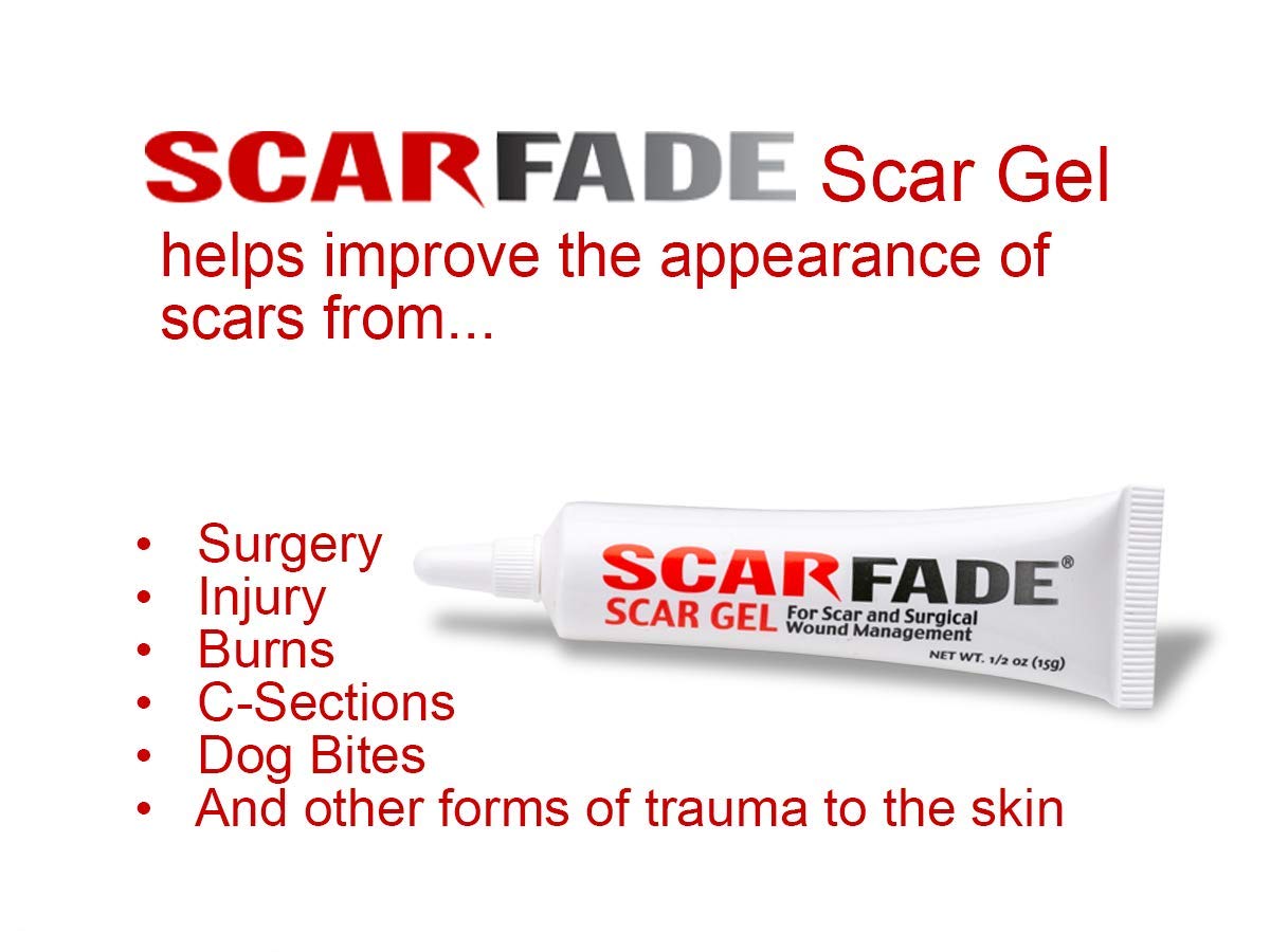 Scarfade Silicone Scar Gel for Scar Repair, Scar Treatment - 15g Tube