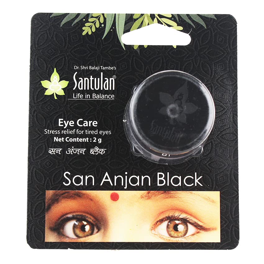 Santulan Ayurveda, San Anjan Black2Gm Each, (Pack Of 1), For Eyes Care And Get Golden Oldie Herbs, Sukanthi Pills1Gm