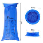 Emesis Bags, Disposable Vomit Bags, Aircraft Barf Bags Disposable, Throw Up Bags for Car Sickness, 12 Pack Blue Nausea Bags for