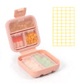 Dynippy Daily Pill Organizer 5 Compartments Portable Moisture Proof Small Pill Case for Pocket Purse Travel Pill Box Portable Me