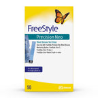 Freestyle Precision Neo Blood Glucose Test Strips, 50 Strips
