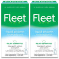 Fleet Liquid Glycerin Suppositories, 4 Count (Pack of 2)