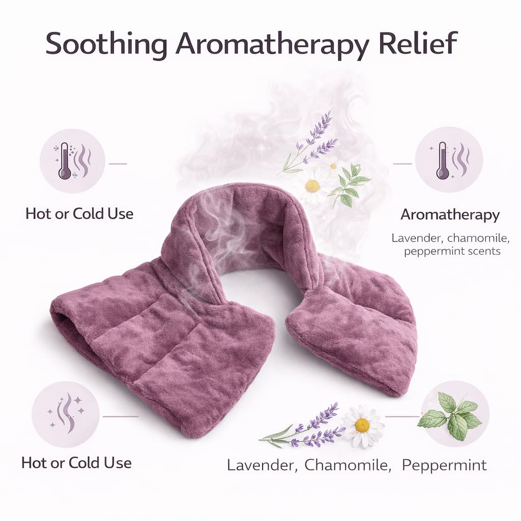 Soothing Herbal Neck & Shoulder Wrap – Hot/Cold Aromatherapy