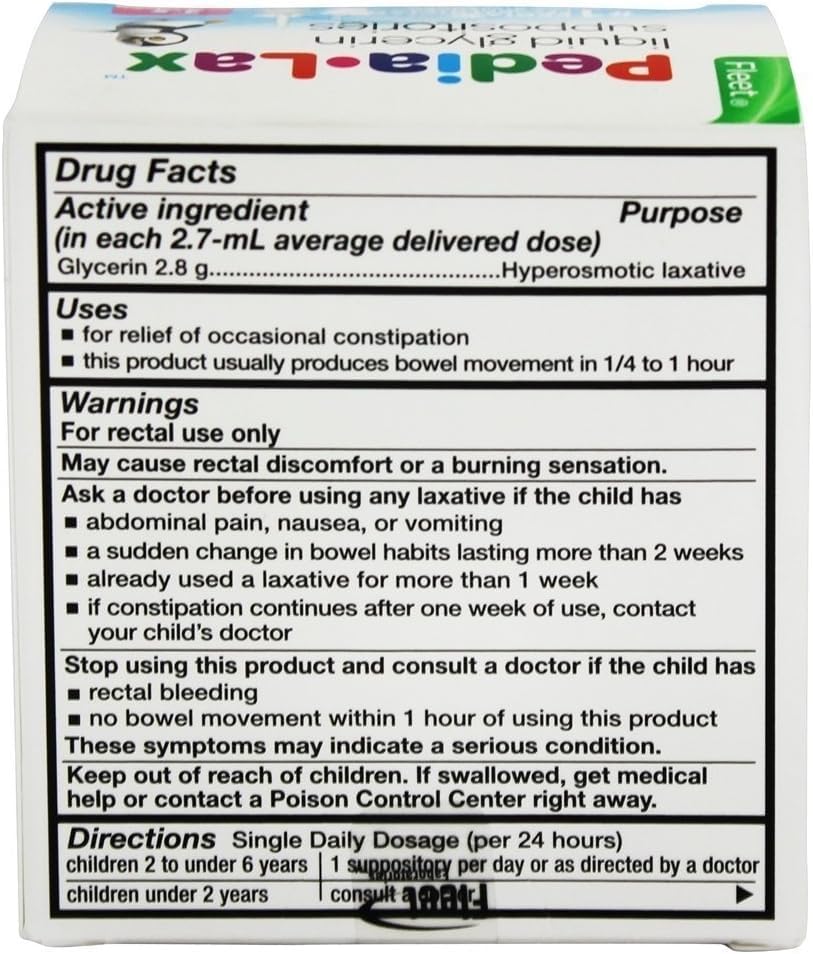 Fleet Pedia-Lax Enema - 2.25 oz - 6 ct (Pack of 2)