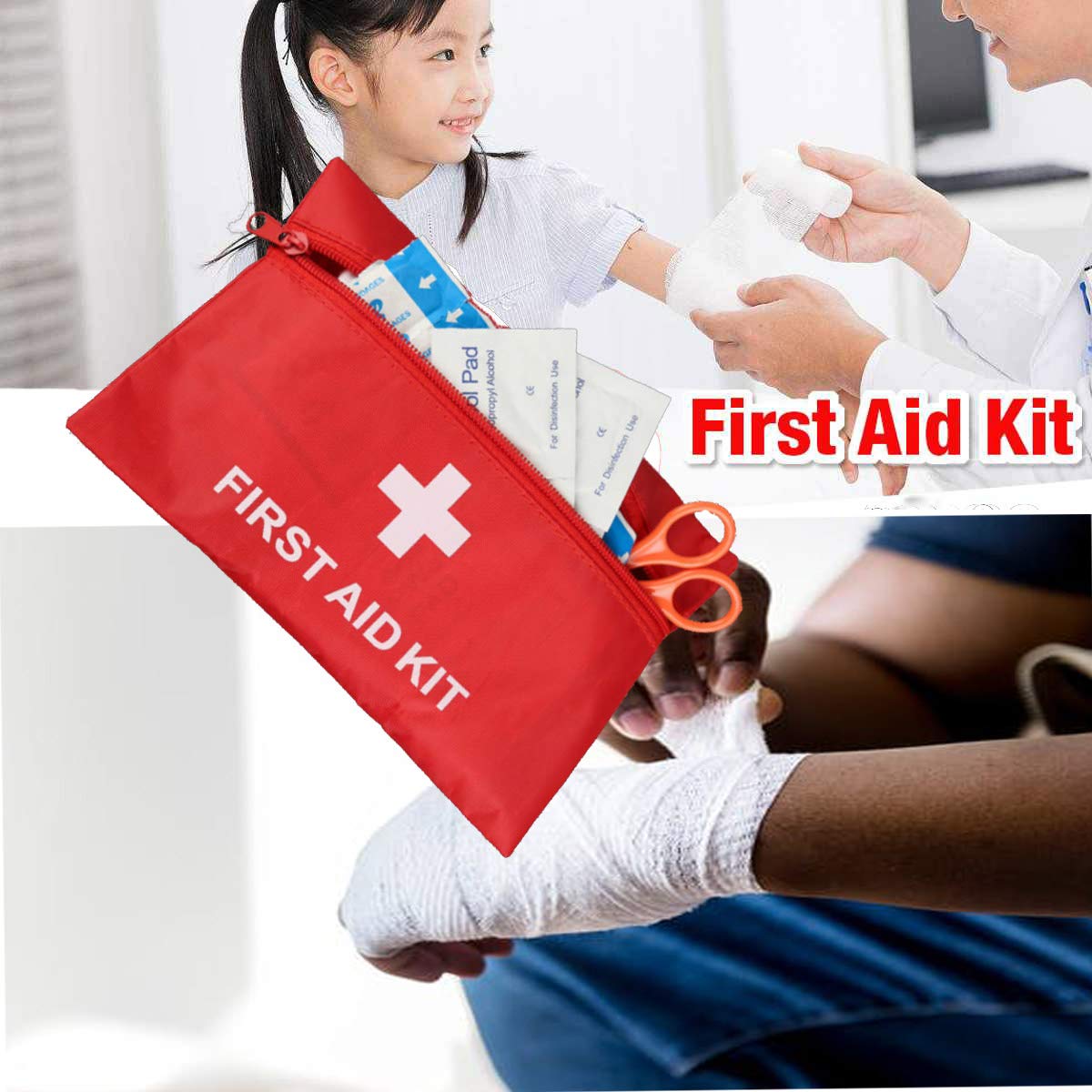 MTGHYARE 12 Pack Small First Aid Kit Bag Empty, First Aid Bag Pouch for Home Office Car Businesses Camping(Empty, No Contents)
