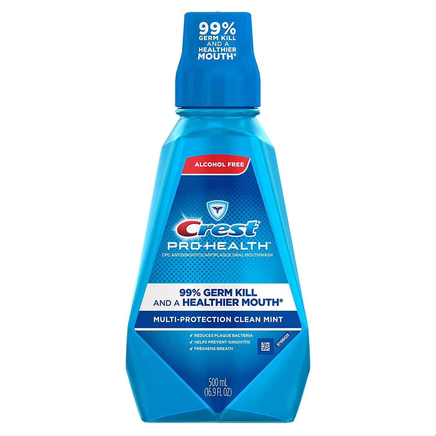 Crest Pro Health Mnt(500M Size 16.9Z Crest Pro Health Mint Mouth Rinse, Alcohol Free