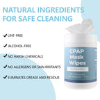 CPAP Mask Wipes 160 Count Unscented Cleaning Wipes Canister Alcohol Free Cleaner for CPAP Mask Tubes Machine and Accessories
