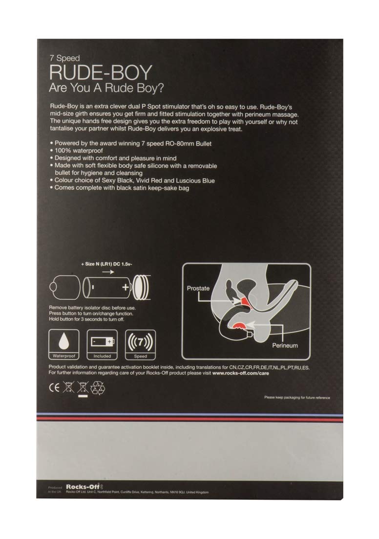 Rocks Off Rude-boy 7, Black