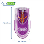EZY DOSE Pill Cutter with Safety Shield and Magnifier, Daily Usage, Safely Cut Pills and Vitamins, Accurate and Easy Cutting, Co