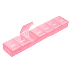 AUVON Weekly Pill Organizer with Effortless Opening Design, Arthritis Friendly Pill Box, BPA-Free Pill Organizer 7 Day, Cute & P