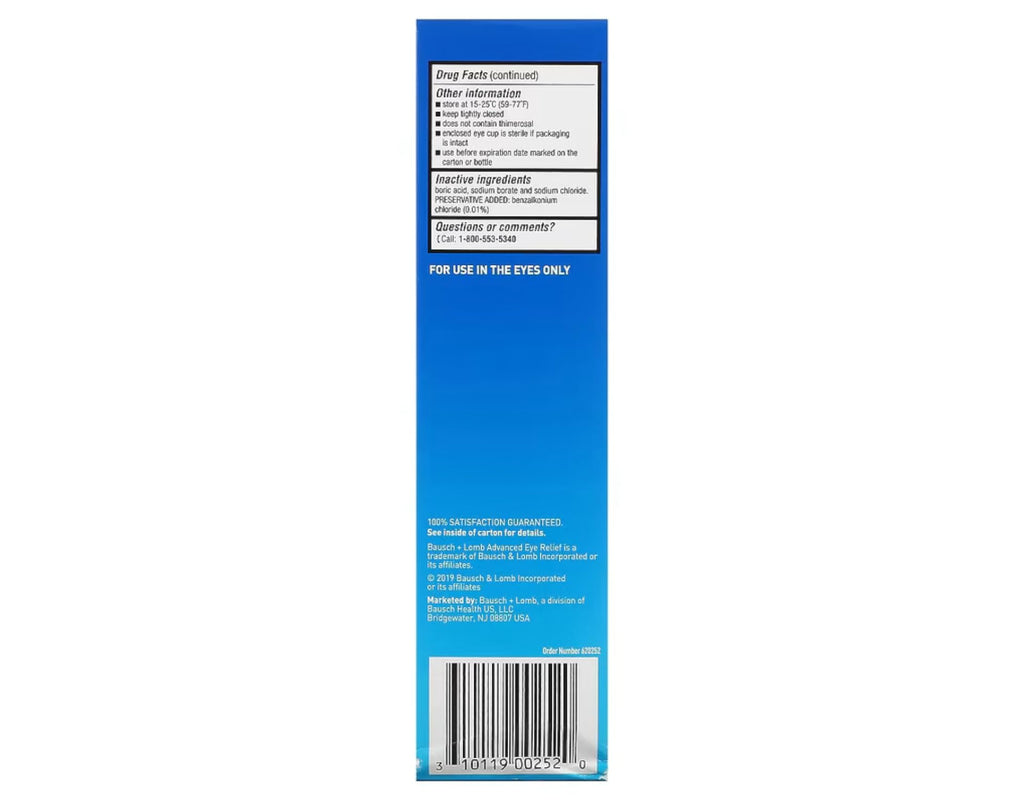 Bausch + Lomb Advanced Eye Relief Eye Wash 4 fl oz