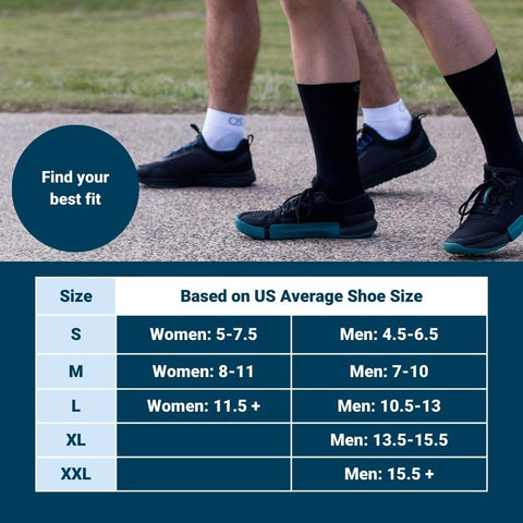 OS1st WP4 Wellness Performance No Show Socks for diabetics, sensitive feet, circulation and foot pain or numbness