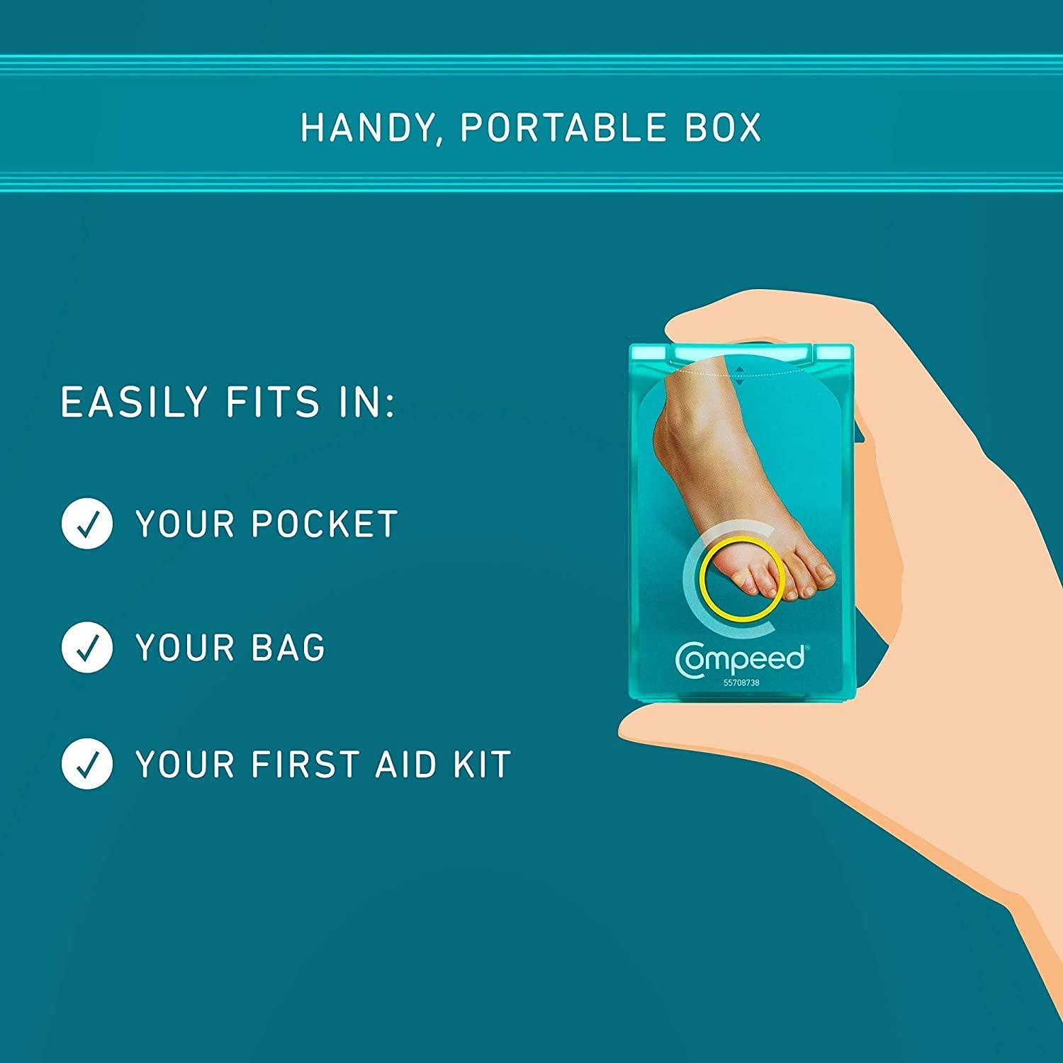 Compeed Corn Plasters, Advanced Corn Care Cushions, 10 Count (Pack of 2) - Packaging may Vary