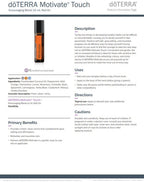 doTERRA Motivate Touch