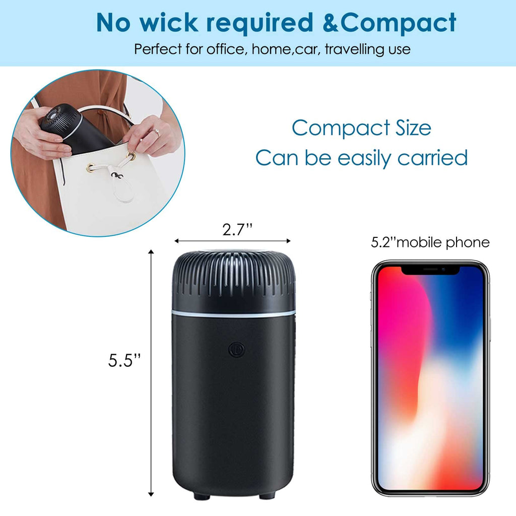 Car Diffuser Humidifier USB Aromatherapy Essential Oil Diffuser Car Air Freshener Diffuser USB Cool Mist Mini Portable Diffuser