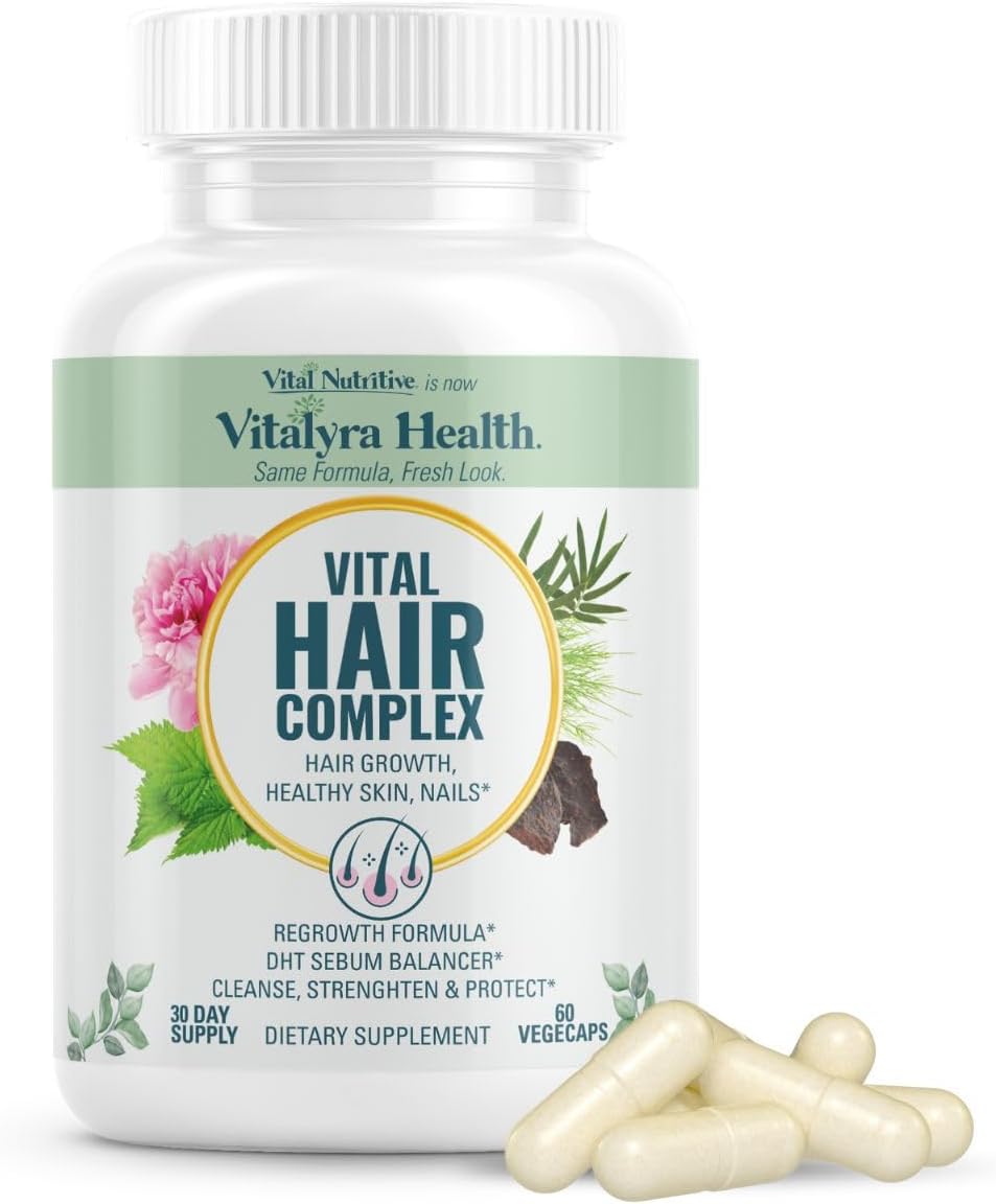 Vitalyra Biotin & B-Complex Hair Vitamins - Hair, Skin & Nails Supplement