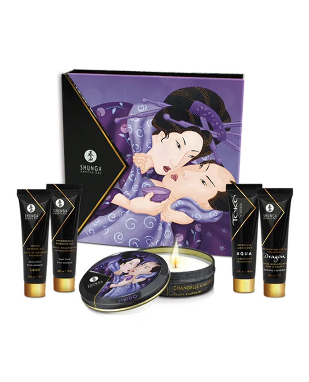 Shunga Geishas Secret Kit - Exotic Fruits