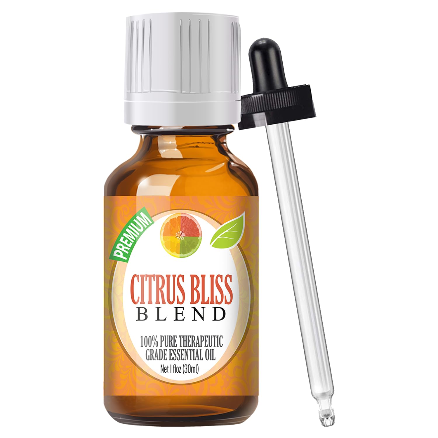 Healing Solutions Citrus Bliss Blend 100% Pure Therapeutic Grade Essential Oil - 30ml